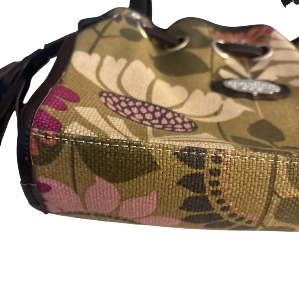 Spartina 449 Drawstring Floral Shoulder Strap Purse
